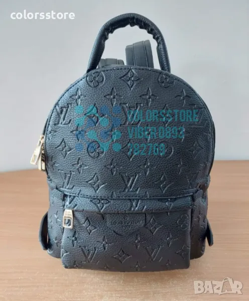 Черна раница  Louis Vuitton-SG70kt, снимка 1