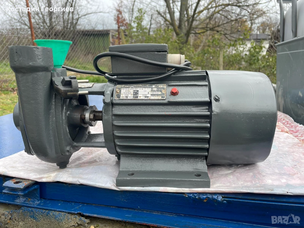 Българска  водна помпа Вида 4-  мощност  0.75  киловата, снимка 1