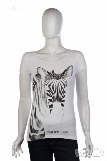  Philipp plein блузка с блестящи камъни- М, снимка 1