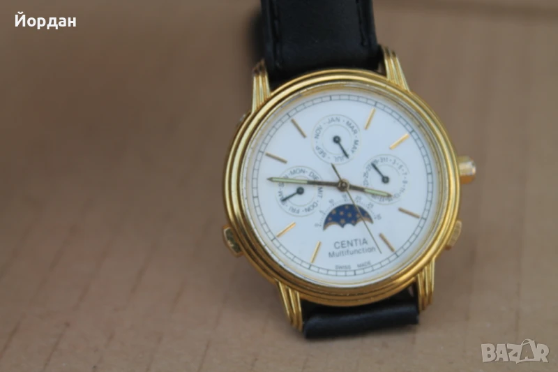 Швейцарски мъжки часовник ''Centiа Multifunction'', снимка 1
