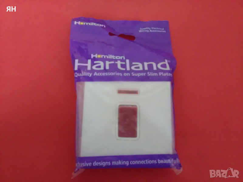 Английски Бойлерен Ключ/Табло с Индикатор/Лампа 45А-Бял, снимка 1