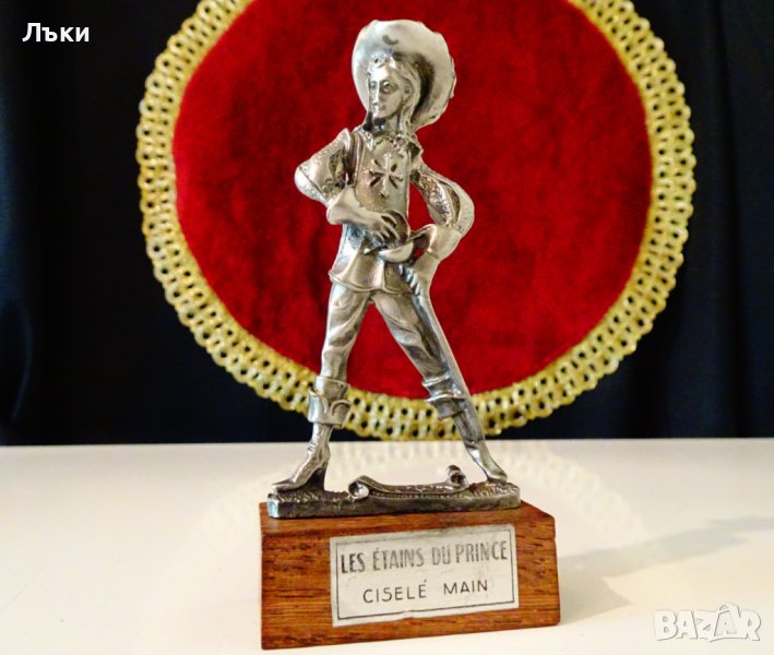 Статуетка от калай,фигура на Атос,мускетар. , снимка 1