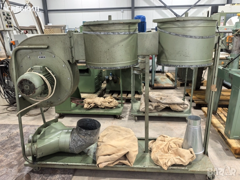 Аспирация с два чувала мот 3 кв 4000 кубика вх на засмукване 250 мм, снимка 1