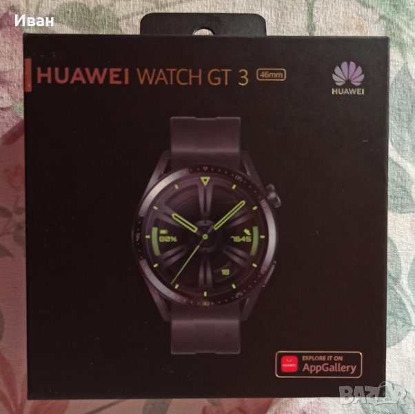 Нови с 2 г. гаранция! Huawei Watch GT 3 Active 46mm, снимка 1