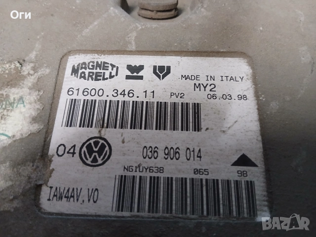 Компютър за Голф 4 1.4 16V 036 906 014 / 61600.346.11, снимка 2 - Части - 53658191
