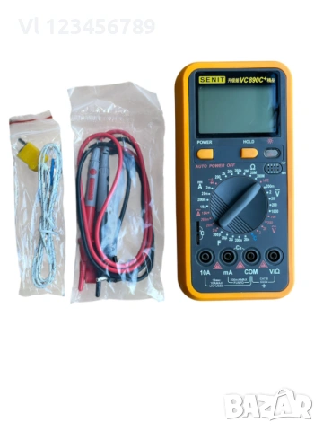 Цифров мултиметър VC890C Мултицет, снимка 2 - Други инструменти - 53539528