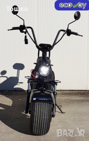 Електрически Чопър EcoWay citycoco EEC06 20Ah 2000W с документи, снимка 4 - Мотоциклети и мототехника - 41391918