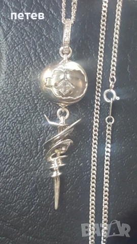 Сребърно колие. Сребърна висулка.