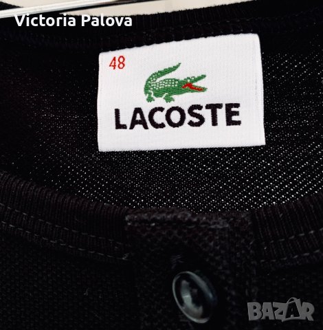 LACOSTE тениска кроп оригинал, снимка 4 - Корсети, бюстиета, топове - 41097972