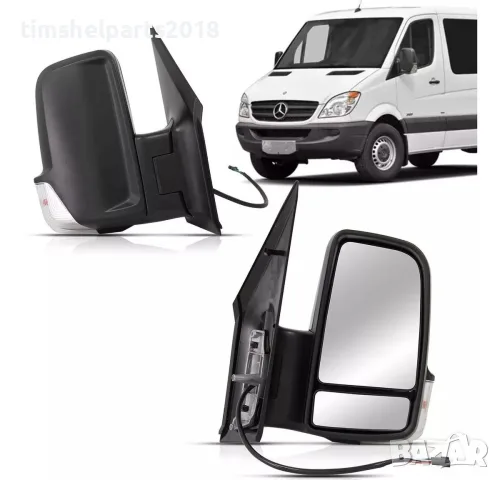 Огледало електрическо за Mercedes Sprinter 906, VW Crafter след 2006г - Пасажерска страна
