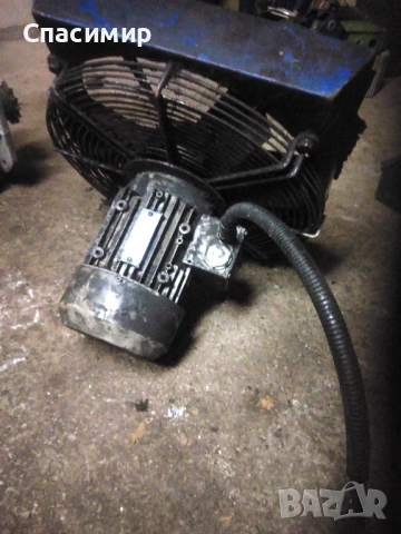 Вентилатор 0,55 kw на 1395обр трифазен , снимка 3 - Електродвигатели - 53038133