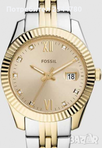 Fossil чисто нов оригинален дамски часовник с кристали, снимка 2 - Дамски - 36238069