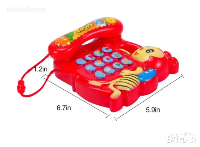 Музикален телефон Тигър – Образователна играчка за деца, снимка 7 - Други - 48434801