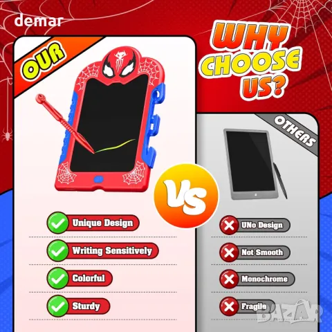 Dromlag Spider Подложка за рисуване, 3-8 години, снимка 5 - Образователни игри - 48491690