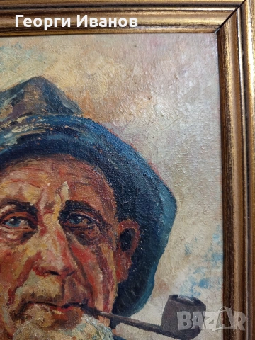 Стара картина ,портрет, снимка 9 - Картини - 53379968