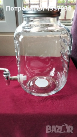 Продавам стъклен буркан с канела 