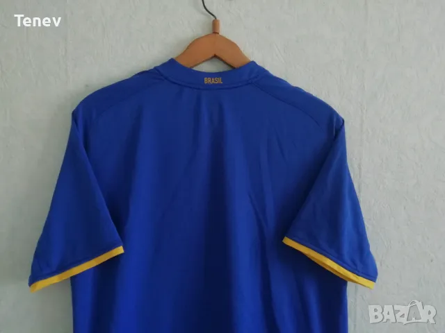 Brazil Nike оригинална футболна тениска фланелка Бразилия размер L, снимка 4 - Тениски - 49697605