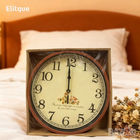 Стенен часовник Ø 25 см — стилен акцент за дома или подарък, снимка 3 - Други стоки за дома - 52629600