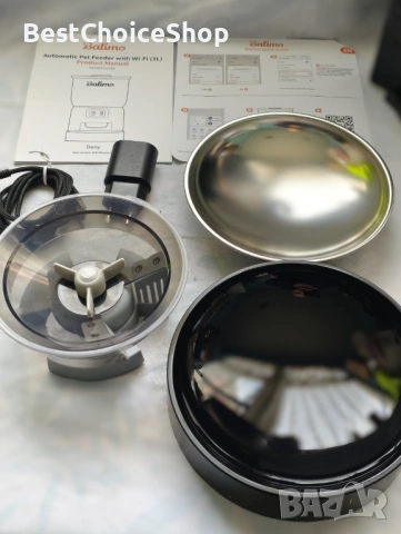 Balimo Автоматична хранилка за котки 3L WiFi  , снимка 3 - За котки - 53616658