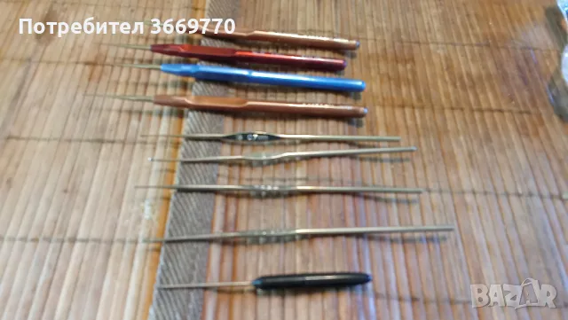 Сет от 9 куки за плетене на една кука Tulip