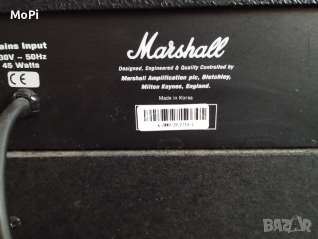 Marshall MG 15 cdr - китарно кубе, снимка 2 - Китари - 44798128