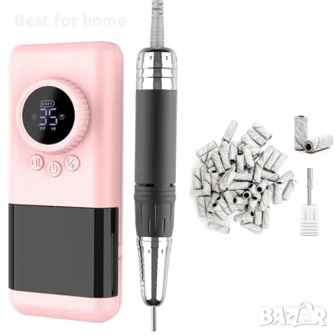 Пила за нокти акумулаторна комплект с аксесоари DMJ140, снимка 4 - Педикюр и маникюр - 47447842