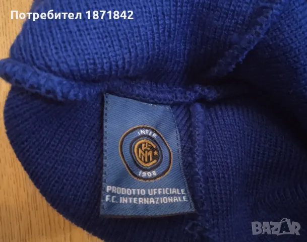 Зимна шапка на Интер/Inter, снимка 2 - Футбол - 49313654