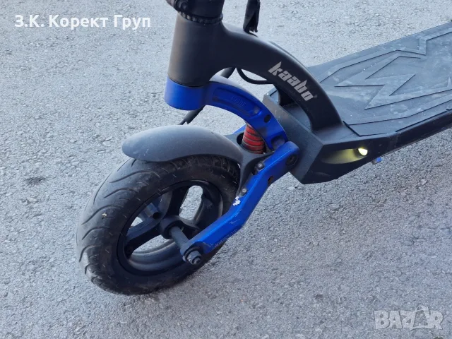 Електрически скутер-тротинетка KAABO MANTIS 10 ECO 800W BLUE ДО 50 КМ/Ч, снимка 3 - Друга електроника - 55987228