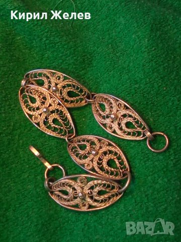 19 ВЕК ФИЛИГРАННО СРЕБРО РЪЧНА ЮВЕЛИРНА ИЗРАБОТКА КРАСОТА СРЕБЪРНА ВЪЗРОЖДЕНСКА ГРИВНА УНИКАТ 20565, снимка 6 - Антикварни и старинни предмети - 33133788