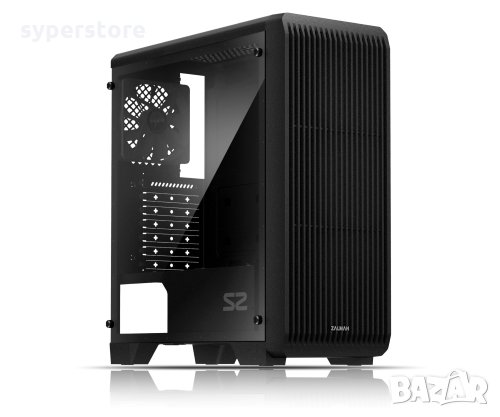 Кутия за компютър Zalman ZM-S2 Черна ATX Middle Tower, снимка 2 - Захранвания и кутии - 33797253