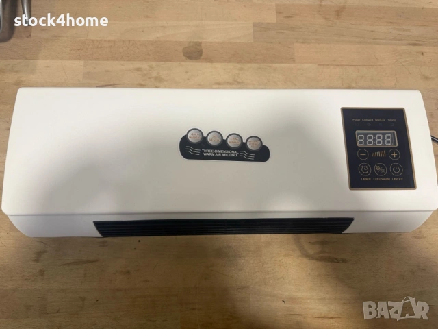 Стенен PTC отоплител и вентилатор LX-333 – 1800W, дистанционно управление и таймер, снимка 11 - Отоплителни печки - 53588094