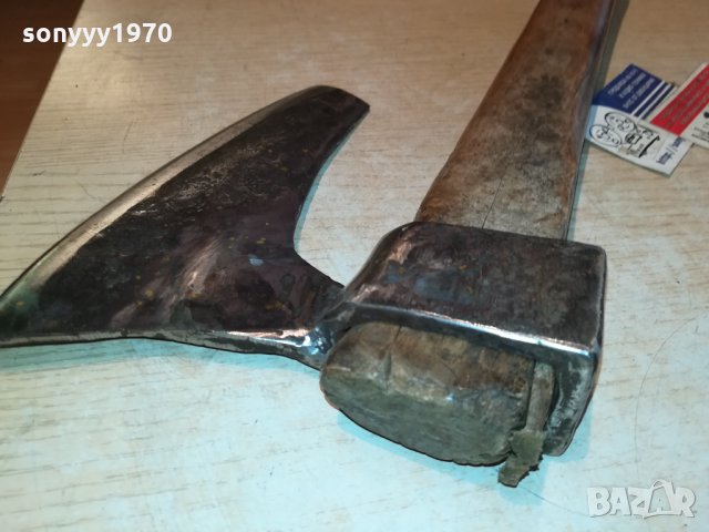стара брадва с къса дръжка-антика 2810211722, снимка 5 - Антикварни и старинни предмети - 34613989
