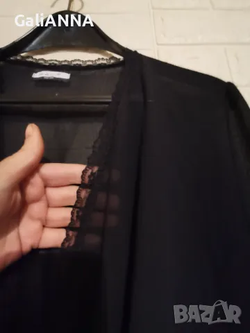 СТРАХОТНА ЕЛЕГАНТНА БЛУЗА ШИФОН 2XL, снимка 3 - Туники - 48571664