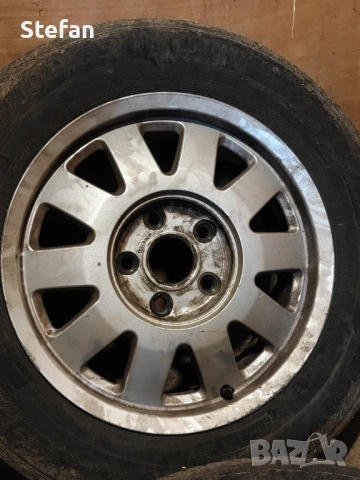Оригинални алуминиеви джанти за Ауди ЕТ45 6J 195/65/15, снимка 6 - Гуми и джанти - 53811050