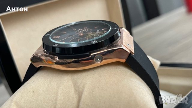 Продавам Hublot Модел Classic Gold & Black, снимка 5 - Мъжки - 34807273