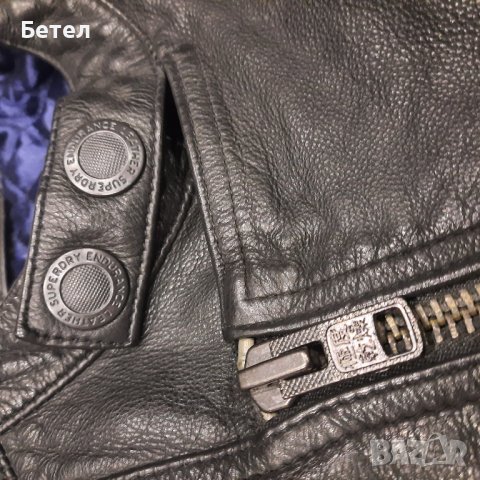 Superdry motor racer L ново  мъжко яке от  естествена кожа , снимка 7 - Якета - 42483589