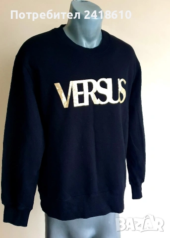 Versace VERSUS Gianni Versace Mens Cotton Size XL / L ОРИГИНАЛ! Мъжка блуза!, снимка 8 - Блузи - 53483002