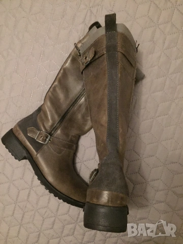 G-star оригинални дамски ботуши от естествена кожа Uk5/38, снимка 2 - Дамски ботуши - 53247555