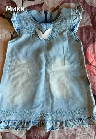Летни бебешки рокли за момиче 80-86см без забележки, снимка 2 - Бебешки рокли - 51294627