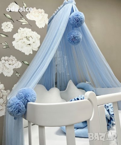 Балдахин за бебешко легло декор стая, бебешко креватче балдахини, снимка 5 - Кошарки - 40932197