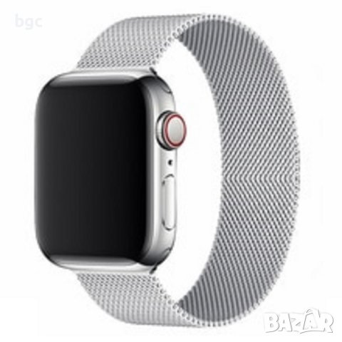 Нови Верижка за Apple Watch Milanese Loop 38мм 40mm 42mm  44mm 45mm Каишка Неръждаема Стомана, снимка 5 - Смарт гривни - 39846343