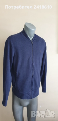 POLO Ralph Lauren  Full Zip  Cotton Mens Size M  ОРИГИНАЛ! Мъжко Горнище с цял Цип!, снимка 3 - Спортни дрехи, екипи - 51711941