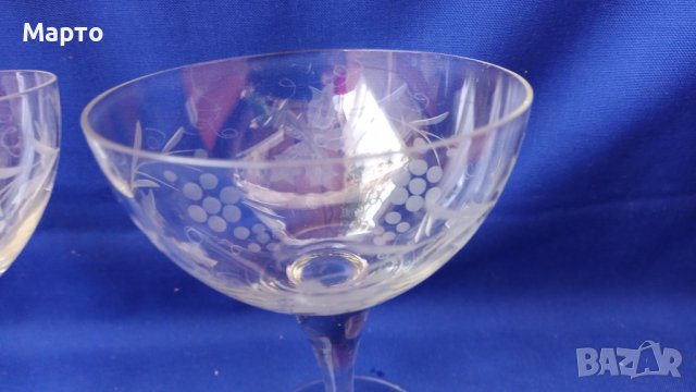 Две шампанки, ръчна гравюра, сватбени, снимка 5 - Чаши - 41881695