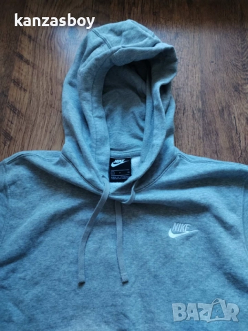 NIKE SPORTSWEAR CLUB FLEECE - страхотно мъжко горнище КАТО НОВО С, снимка 2 - Спортни дрехи, екипи - 52215931