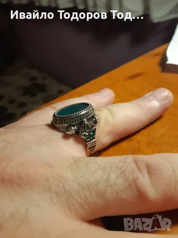 Мъжки бутиков сребърен пръстен ръчна изработка , снимка 8 - Пръстени - 48372546