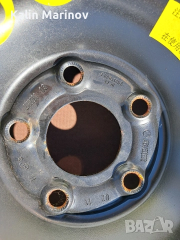 резервна гума патерица за мерцедес МЛ. 164, снимка 2 - Гуми и джанти - 53768875