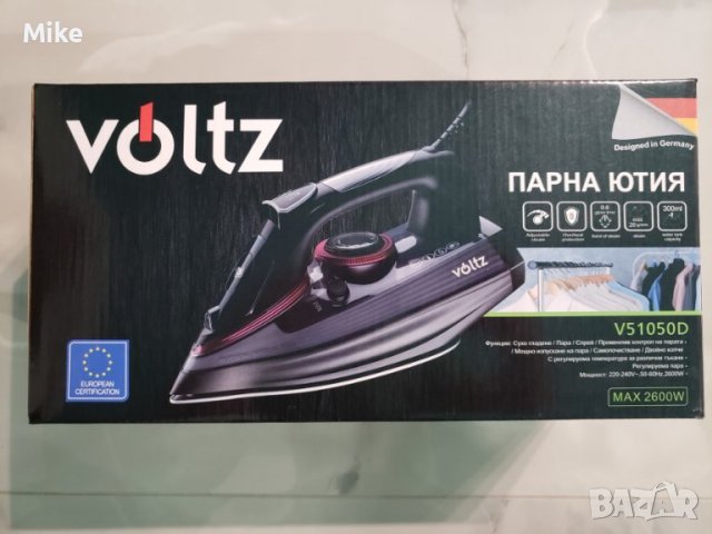 парна ютия Voltz, снимка 3 - Ютии - 39004747