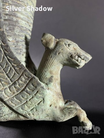 Ритон от бронз с ''Грифон'' - Реплика, снимка 9 - Антикварни и старинни предмети - 35813832
