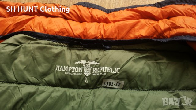 HAMPTON REPUBLIC DOWN Vest 90% Down 10% Feather за лов риболов размер M елек с гъши пух - 363, снимка 9 - Други - 40900896