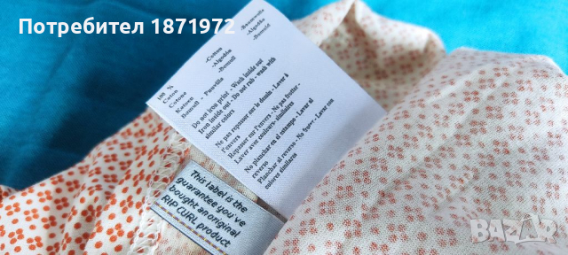 Продавам нова дамска памучна блуза Rip Curl размер , снимка 11 - Ризи - 36206665